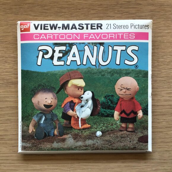 View-Master Reels Peanuts Original Package 1966 GAF B536 Charlie Brown Snoopy - Picture 2 of 9